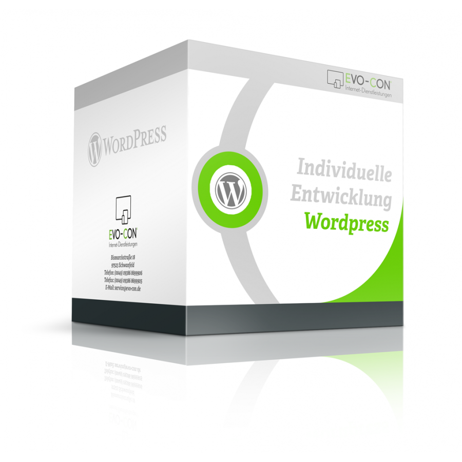 individuelle Entwicklung Wordpress Modulbox
