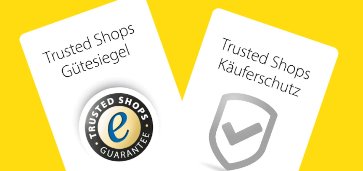 einach und sicher: Trusted Shops Gütesiegel und Käuferschutz